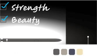 Image of Samsung Pen displaying the Strength & the Beauty of it.